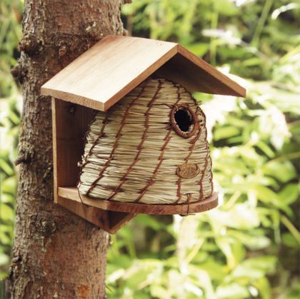 Bienenkorb Nistkasten Kohlmeise Blaumeisen Meisen NKBH