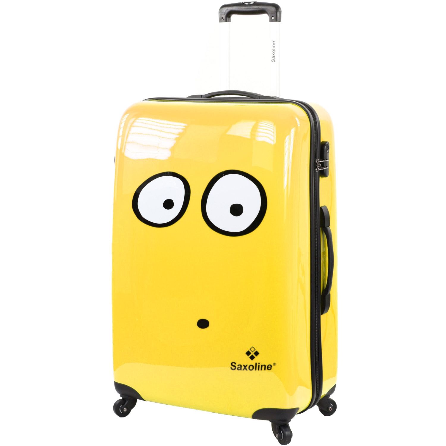 Saxoline Design My Eyes 4 Rollen Trolley Koffer 71 cm gelb