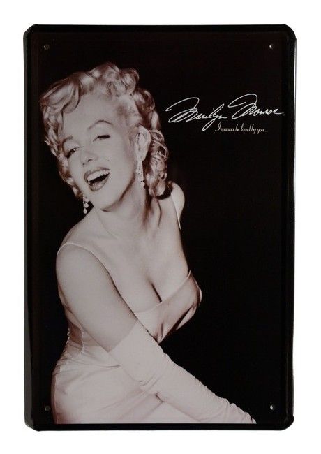 Blechschild Marylin Monroe 20 x 30 cm Metallschild 76