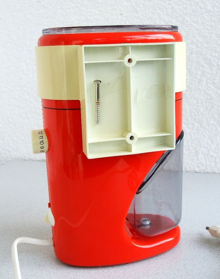 KRUPS elekt. KAFFEEMÜHLE TYP 223 Timer Mahlgrad stufenlos 70er Design