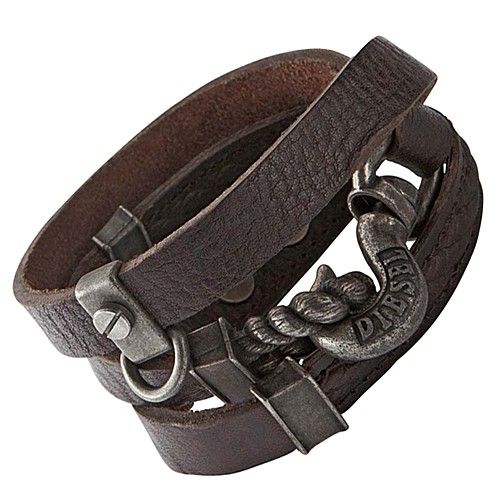 Diesel DXM0635 Herren Leder Armband DXM0635040 Neu