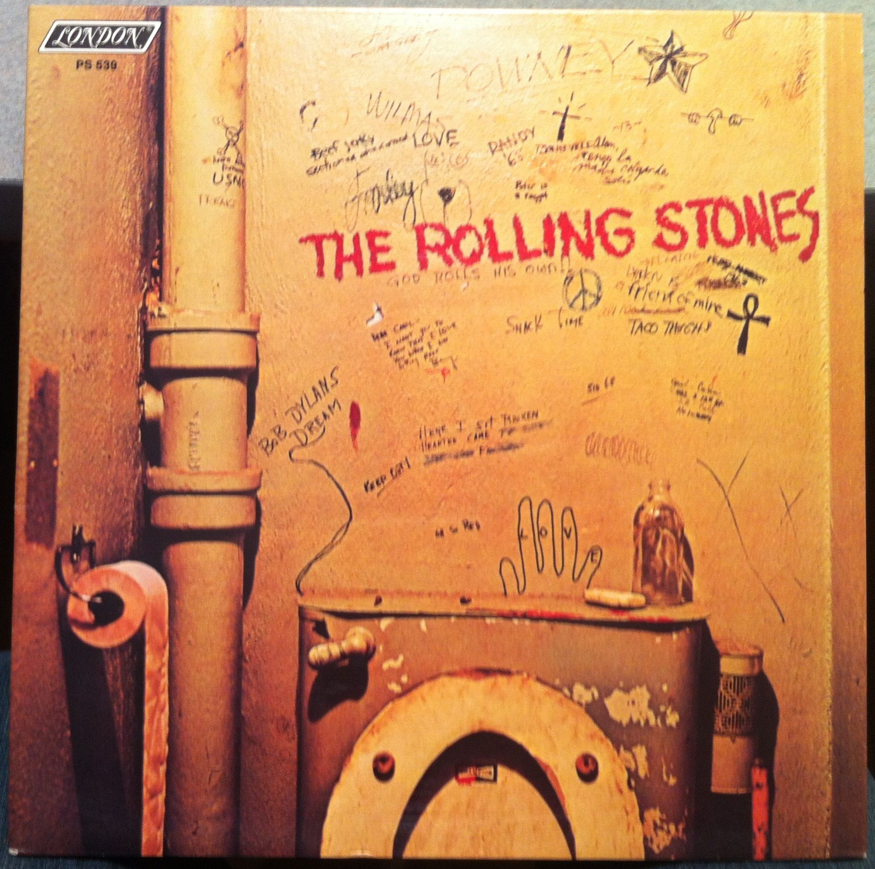 THE ROLLING STONES beggars banquet LP VG+ 75391/PS 539 Audiophile