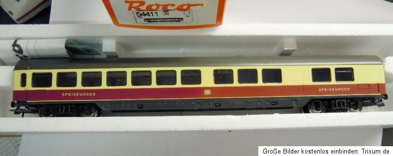 ROCO 54411 IC / TEE Rheingold Speisewagen DB rot/beige wie neu, in OVP