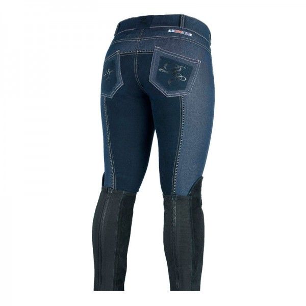 Jeansreithose Royal Equus   Vollbesatz Damen dunkelblau