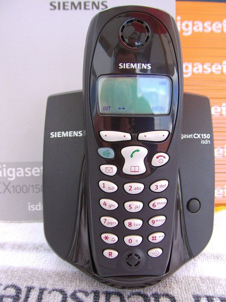 Siemens Gigaset CX150 CX 150 ISDN Telefon schnurlos AB