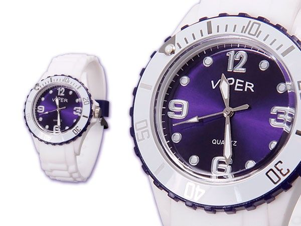 Viper Small Face Silikon Uhren Damenuhr Retro Uhr Silikon Herrenuhr