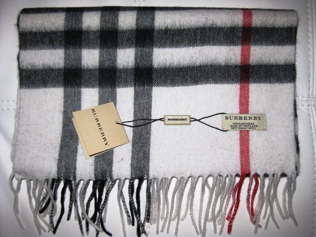 Burberry London Schal 100% Kaschmir / Cashmere NEU mit Etikett