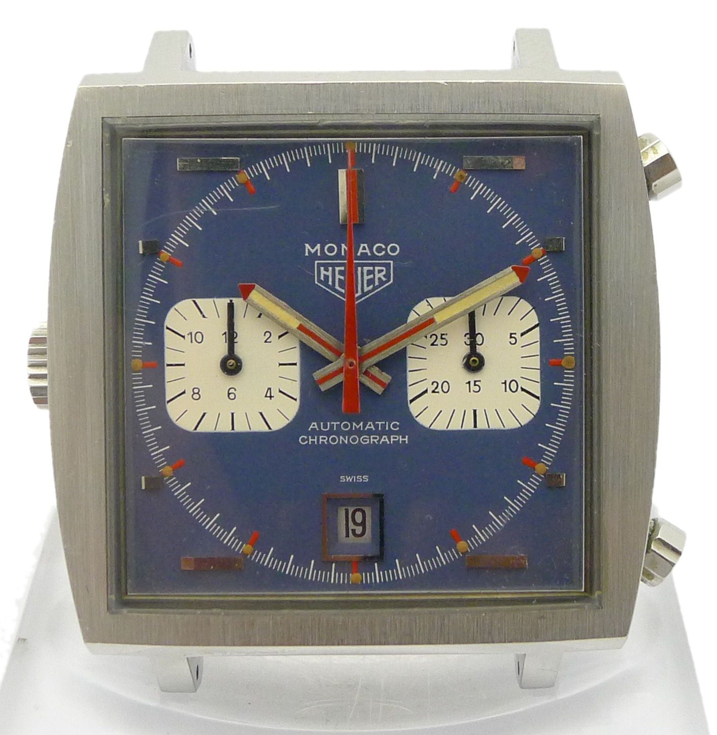 TAG HEUER   MONACO REF. 1133 STEVE MCQUEEN CHRONOGRAPH UNPOLIERT