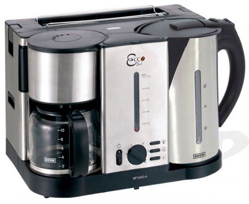 Beem Ecco Edelstahl Fruehstuecksset Wasserkocher Toaster