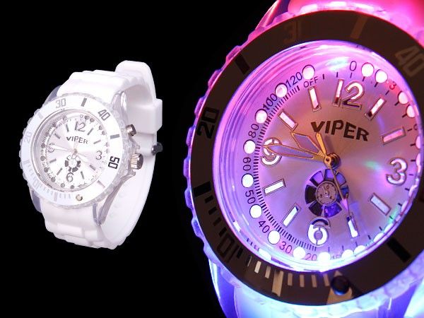 LED Blinki Uhren Damenuhr Uhr Silikon Herrenuhr Armbanduhr Leuchtuhr