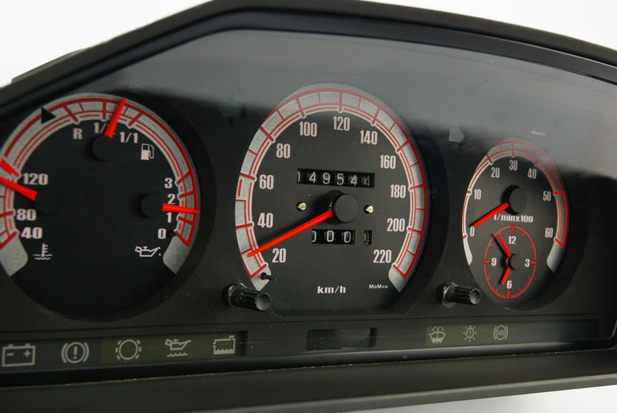 Mercedes W124, W126, (W201)190 Plasma tacho illuminated glow gauge