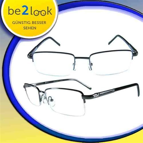 Be2look eco 131 Herren Metall Fassungen inkl TOP Gläser