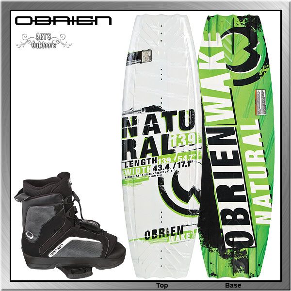 Obrien Natural 139 Wakeboard Set mit Link OT Bindung