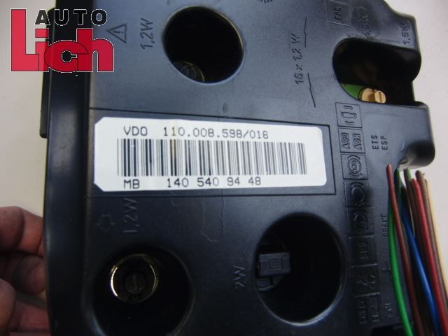 Mercedes S Kl. W140 400SE Kombiinstrument Tacho Instrumente 1405409448