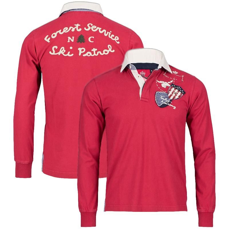 Langarm Longsleeve Poloshirt Pullover UVP 149,90 € rot S XL XXL 3XL