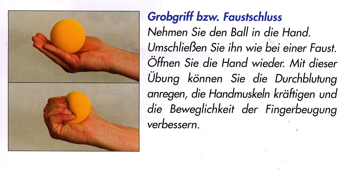 2x Handgymnastikball Handgymnastikbälle 7 cm aus Schaumstoff Sport