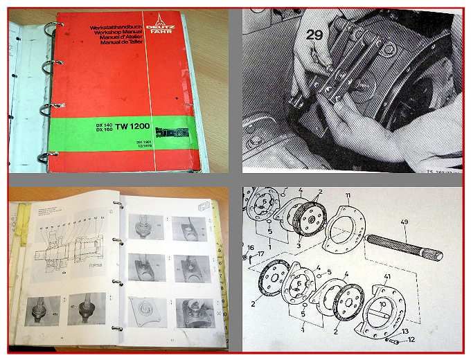 Deutz DX 140, DX 160 Werkstatthandbuch Getriebe TW1200