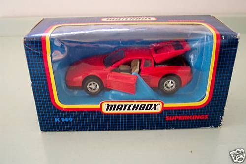 MATCHBOX SUPERKINGS K149 FERARRI TESTAROSSA BOXED