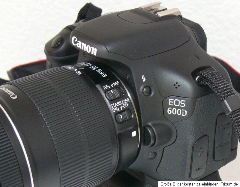 Canon EOS 600D 18.0 MP Digitalkamera EF S IS 18 135mm   Zubehörpaket