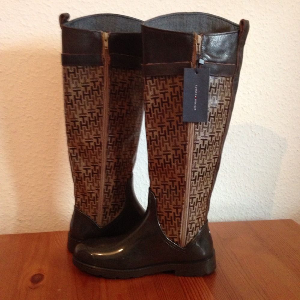 Damen Gummistiefel Stiefel braun/oliv Gr.40 UVP* 159,90 Euro