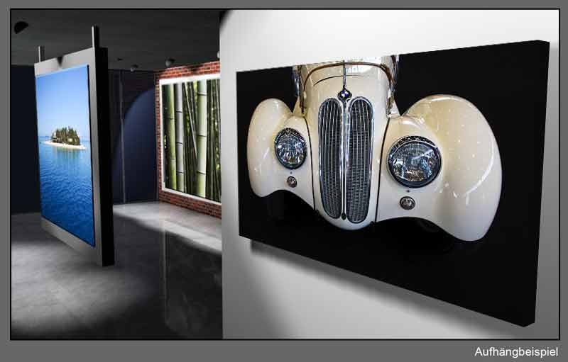 Leinwand Bilder Oldtimer BMW Auto Klassiker Kühlergrill