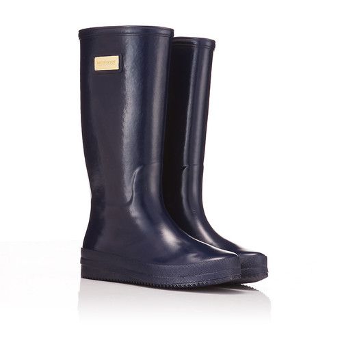 MoovBoot Luxus Gummistiefel Marina Blu 165€ Gr. 10 / 41