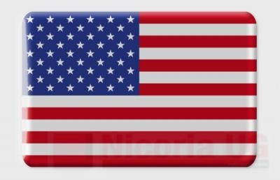 3D Aufkleber USA Flagge 40 x 20 mm