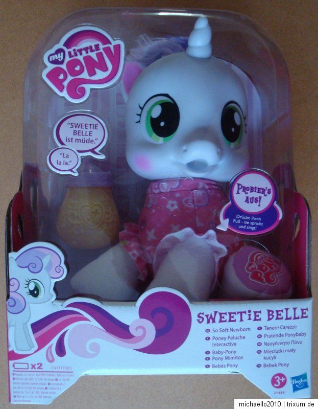 HASBRO® My Little Pony Puppe Sweetie Belle Baby Pony NEU TOP