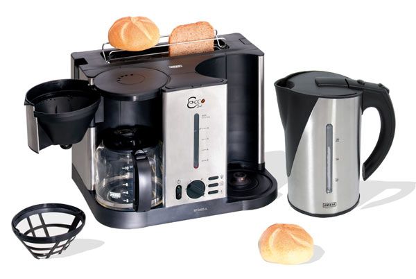 Beem Ecco 3 in 1 Frühstücksset   Kaffeemaschine, Wasserkocher