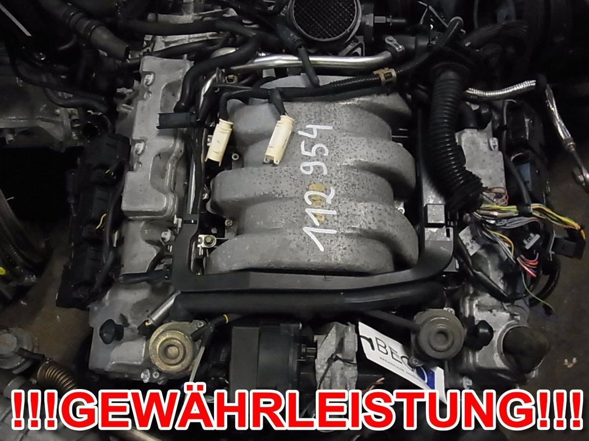 MOTOR MERCEDES 112954 112.954 E320 W211 4 Matic 165KW 224PS MB