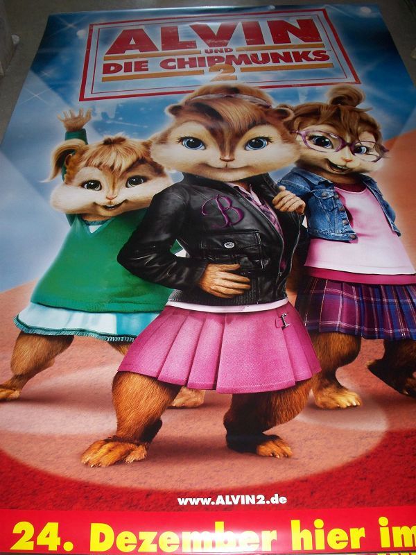 Alvin and the Chipmunks 2   Banner Kinobanner #A