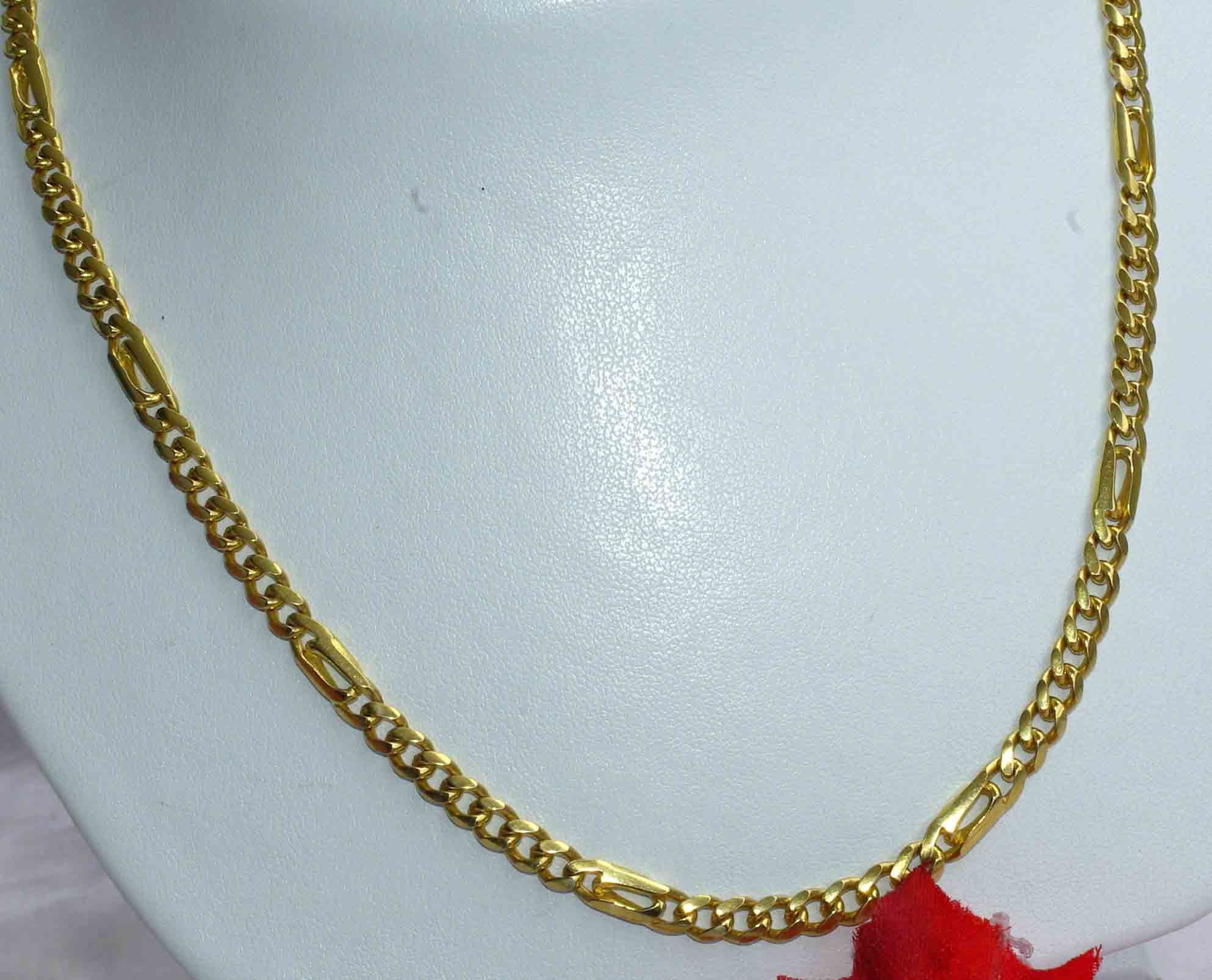 Halskette Goldkette Herrenkette 750er Gold 18K Neu 57cm massiv 29,1Gr