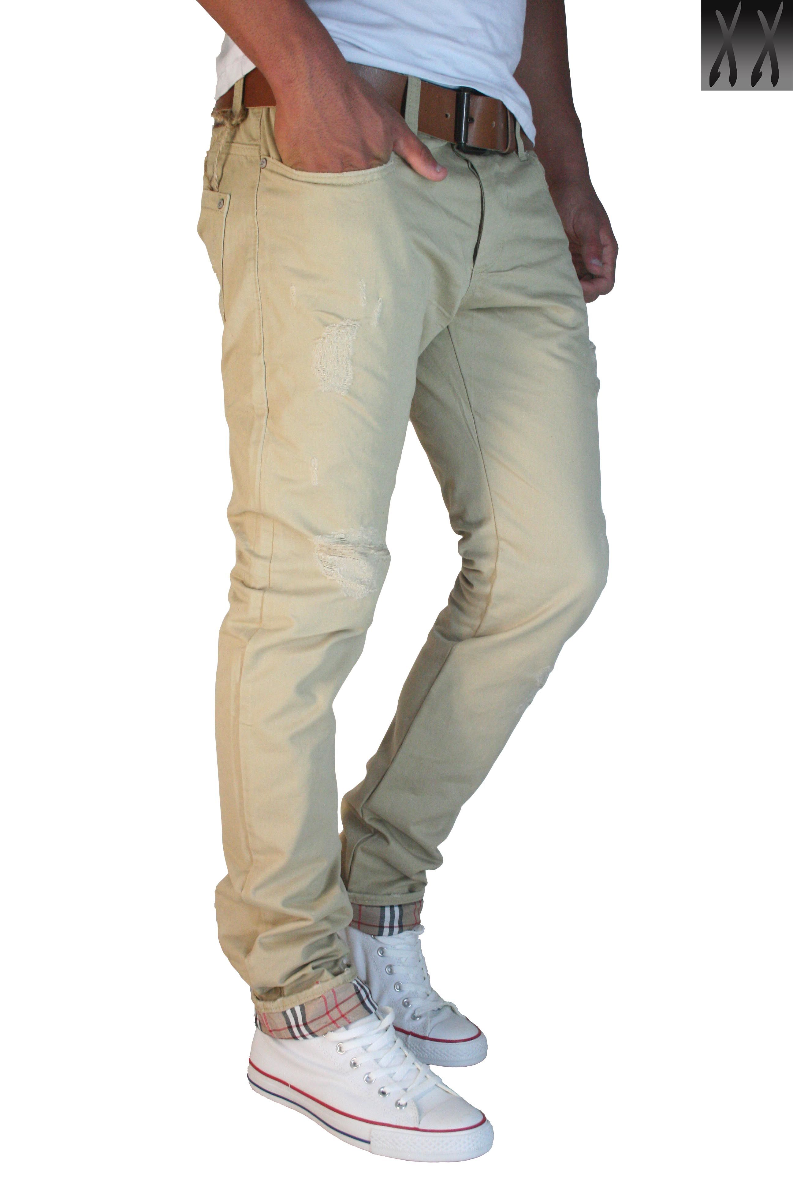 Baxx Jeans by Red Bridge Jeans Chino Hose Stoffhose   186 beige