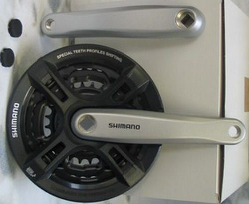 SHIMANO FC M 171 KRG/Kurbelgarnitur°42 34 24 Z. Silber