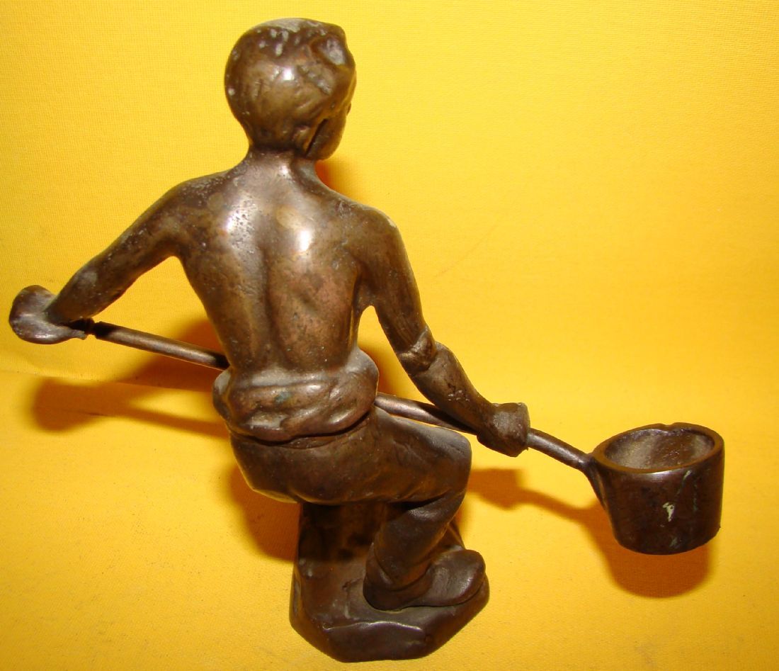 Bronze Eisengiesser, um 1930, H 14 cm ,(191/11038 )