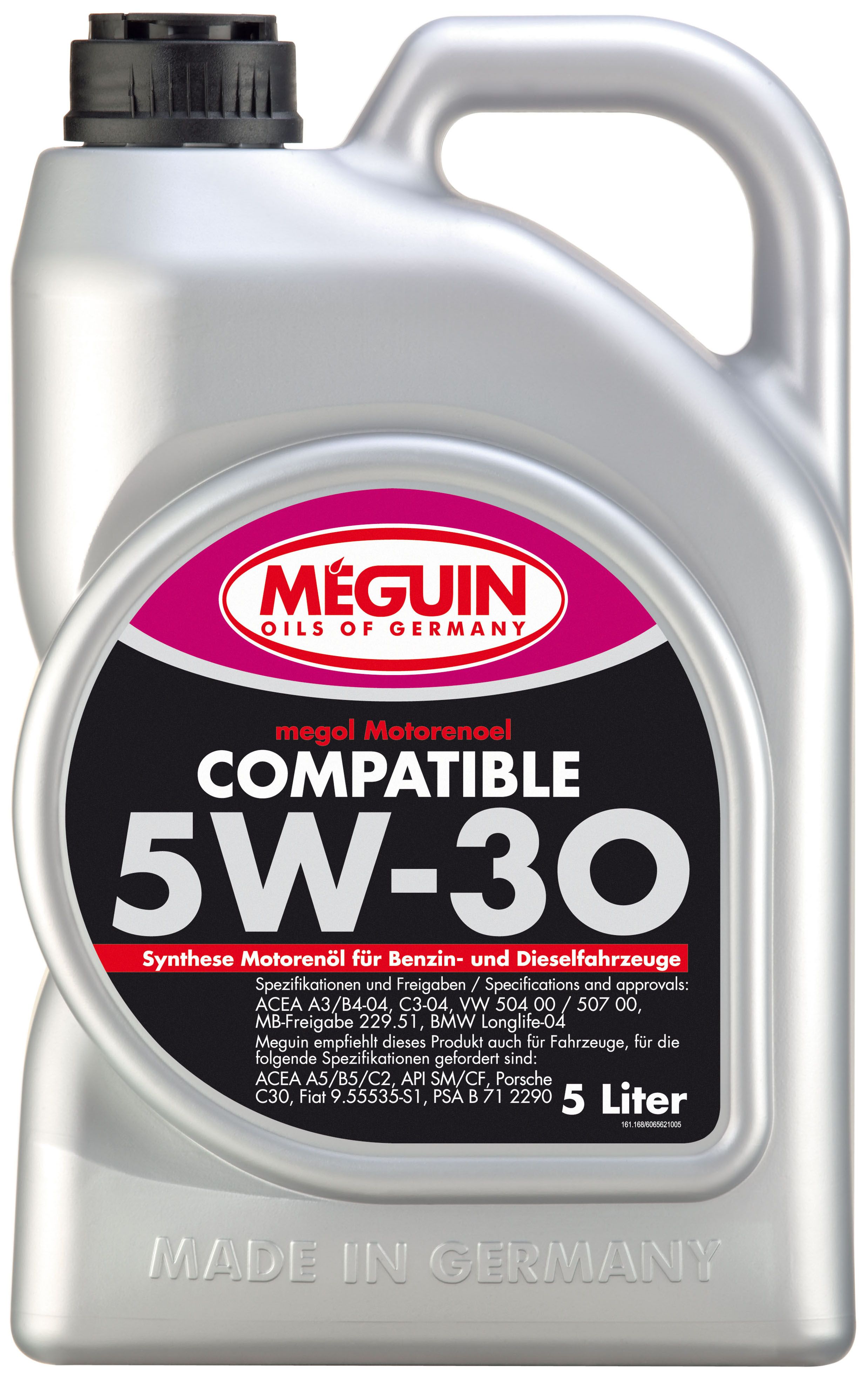 Meguin megol Compatible 5W 30 LongLife Motoröl   1x5 L