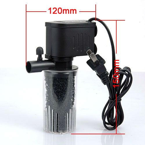 bio Pumpe Wasserpumpe Innenfilter 800L/H 15W 1M ADA W 201 OVP