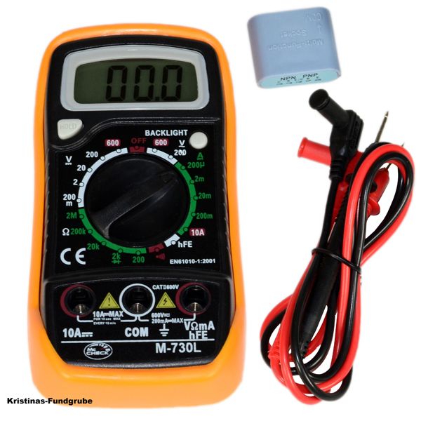 Digital Multimeter M 730L mit DataHold Funktion & Beleuchtung