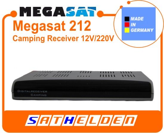 Megasat 212 Camping Sat Receiver 12V/ 220V