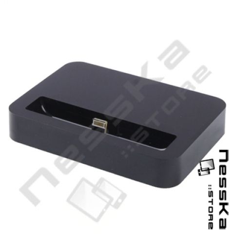 Apple iPhone 5 Schwarz Lightning Dockingstation Ladestation Ladegerät