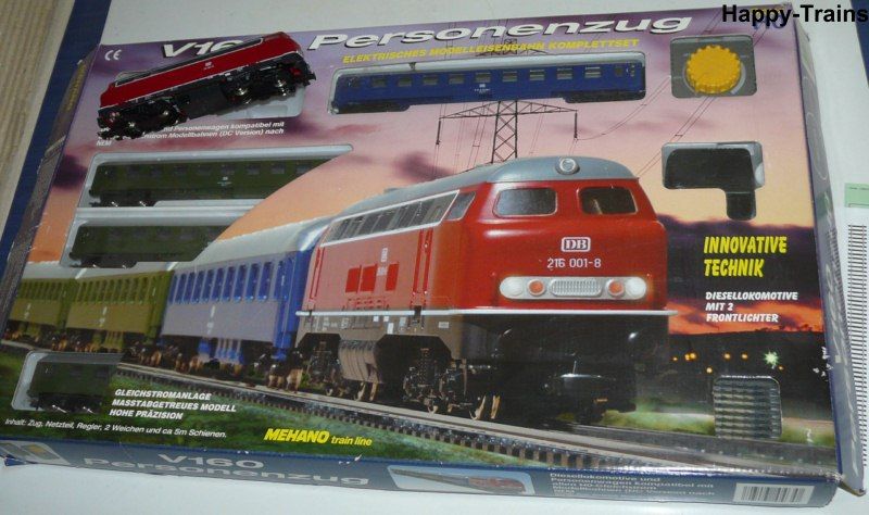  V160 Personenzug Set Diesellok BR 216 001 8 4 Wagen Komplettset OVP