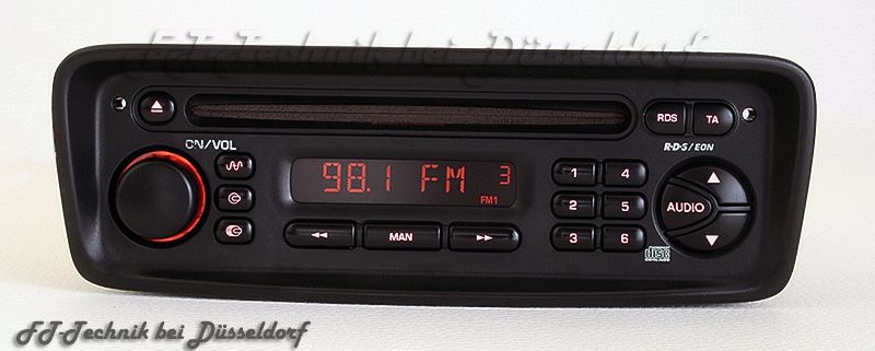 Peugeot 206 CD Radio Autoradio CD Player Spieler auch Cabrio 206 CC CD