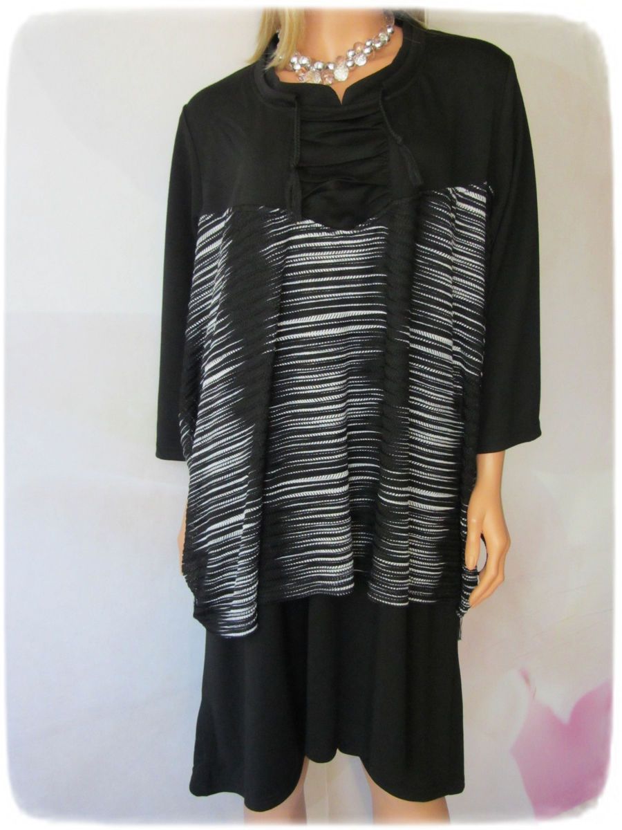 Näis by GOZZIP wunderschöne Tunika ,Gr.XL 54   56,Black, NEU