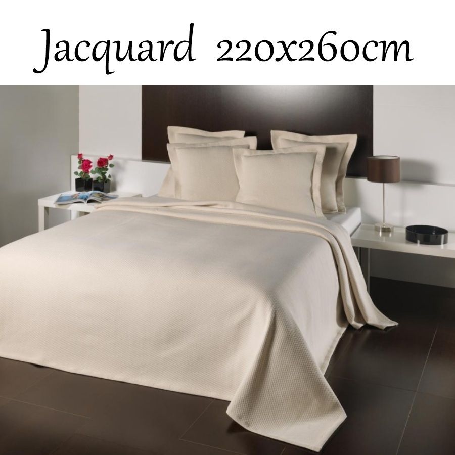 Jacquard Bettüberwurf, Tagesdecke, 220x260cm, Neuware   Modell