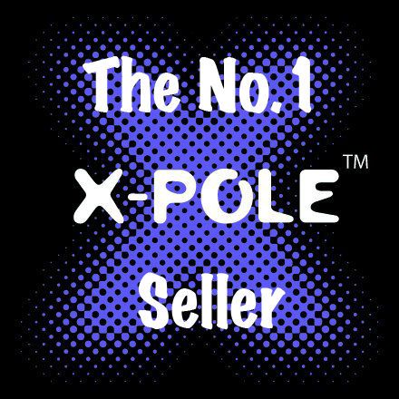 The X Pole Dance Range   Chrome, Titanium Gold or Brass in 50mm, 45mm