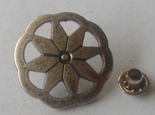 RIVET CONCHOS ROND ETOILE X10 pièces   ACCESSOIRE MAROQUINERIE 1556