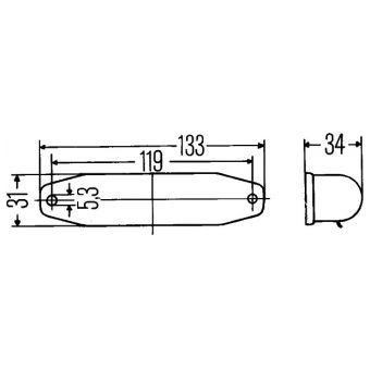 HELLA 2AB 001 208 001 LESELEUCHTE