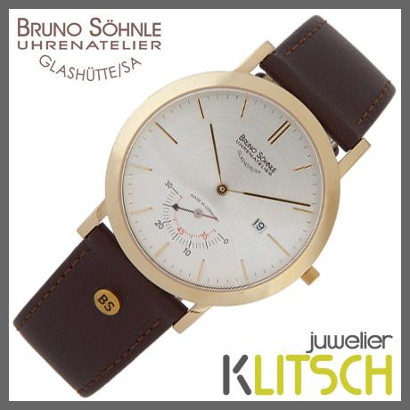  Soehnle ARES Analog Quarz Herren Uhr Gold IP 17 33086 241 UVP 425 00