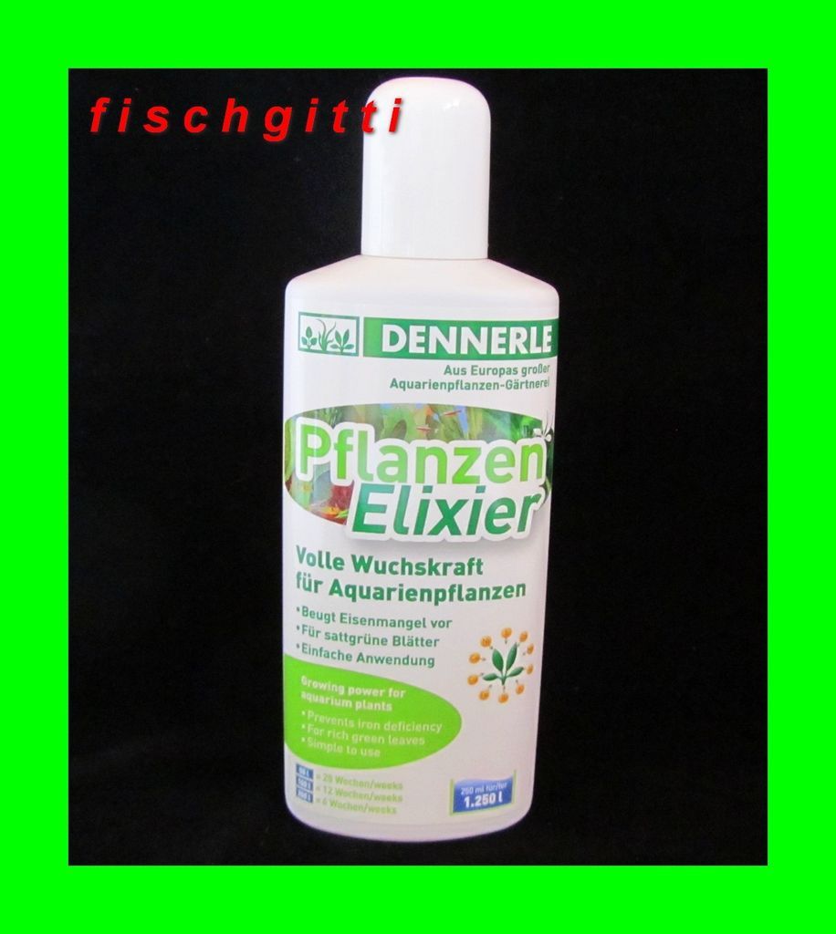 DENNERLE Pflanzen Elixier 250ml f. 1250l Aquarium Wasserpflanzen