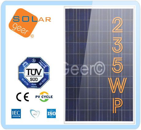 Palette 30 x 235Wp = 7050Wp Solarmodule   poly / 1A Zellen / TÜV